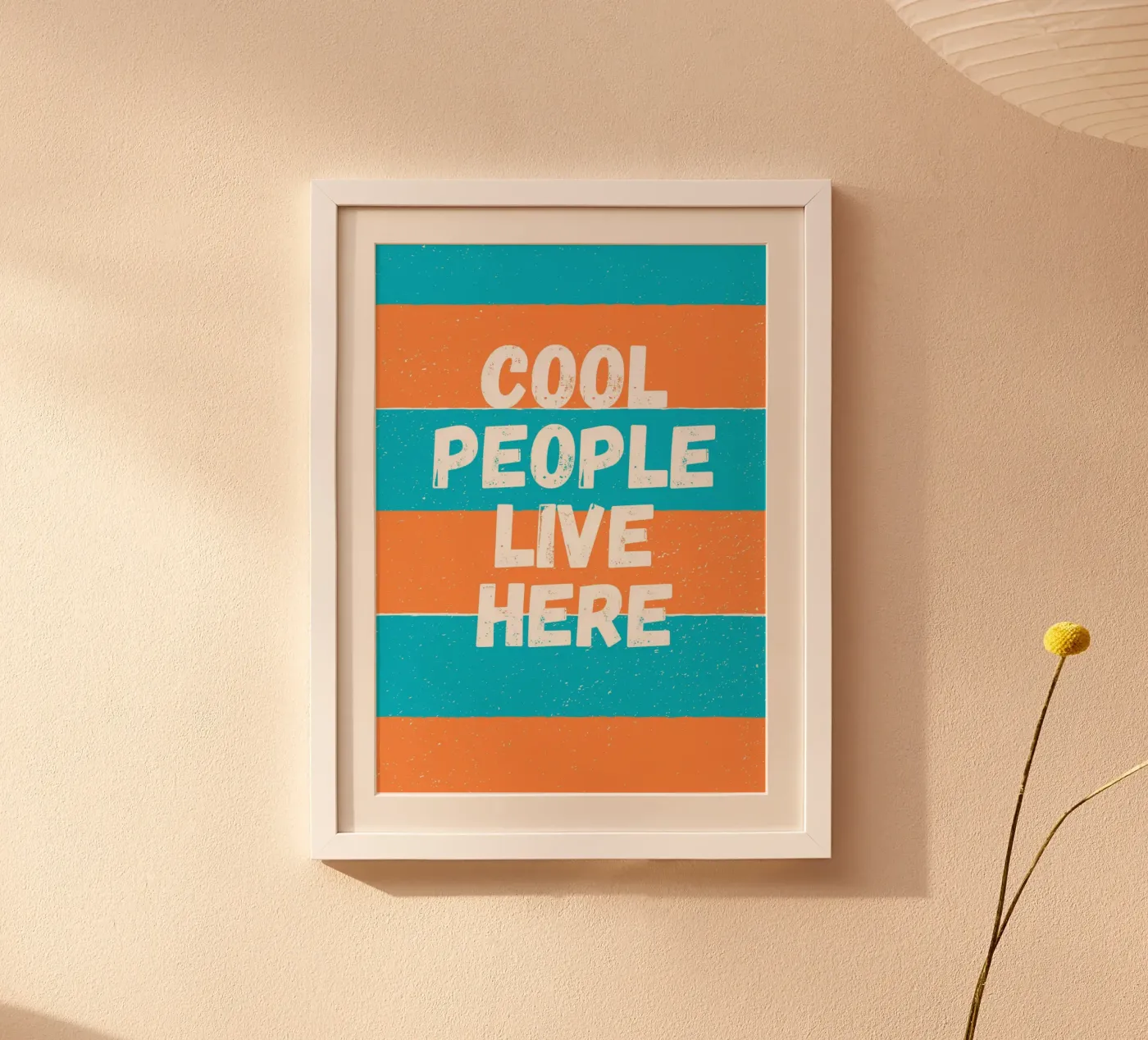 Cool People here poster da Tabea Jule