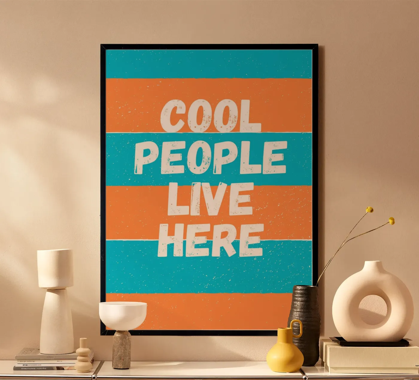 Cool People here poster da Tabea Jule