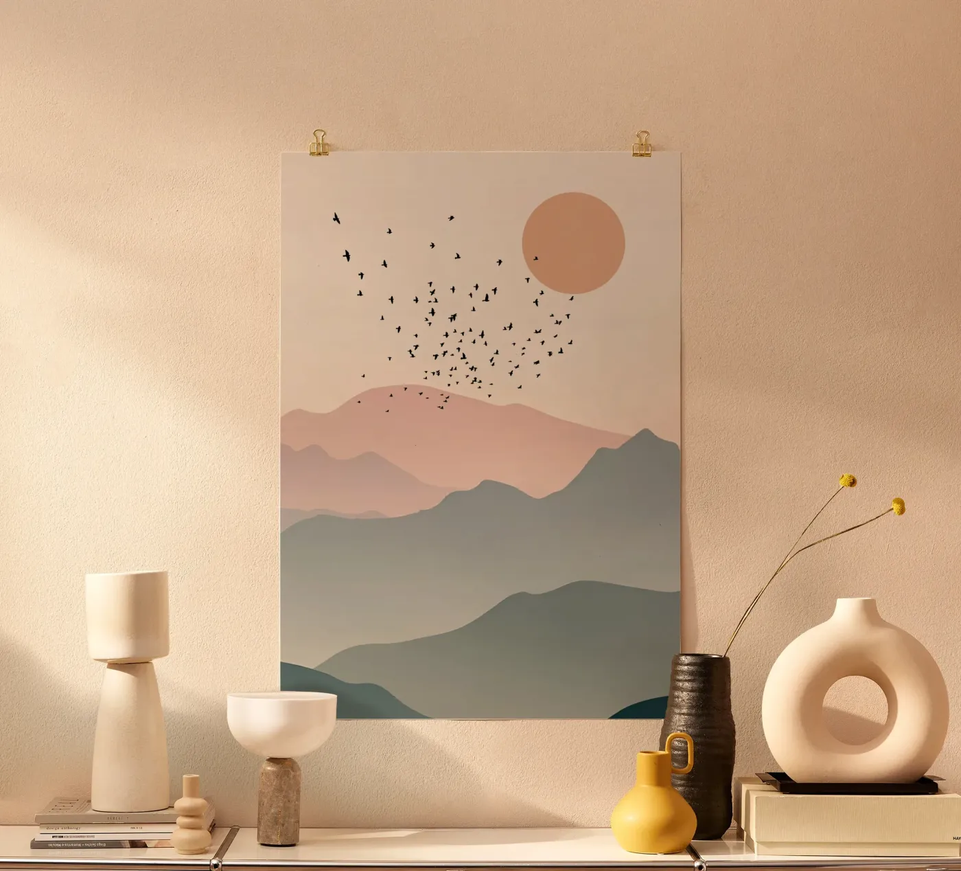 Mountain Summer poster by NorthLine