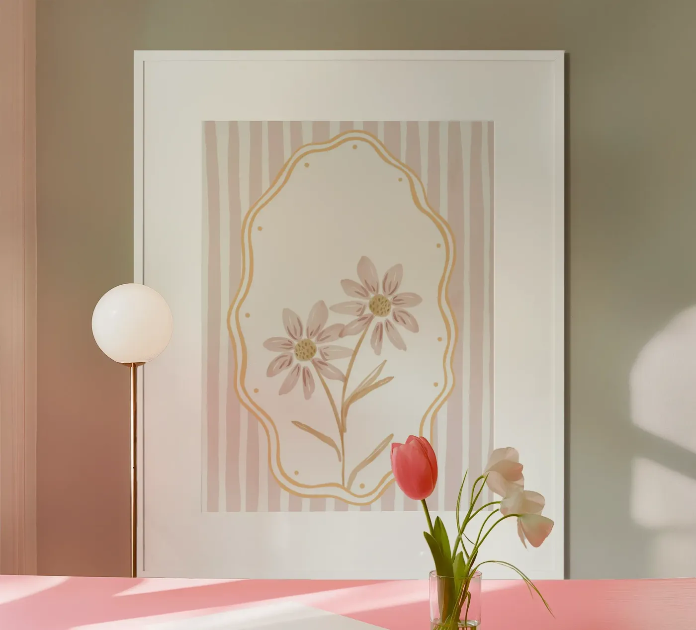 Two Daisies poster by Menina Lisboa