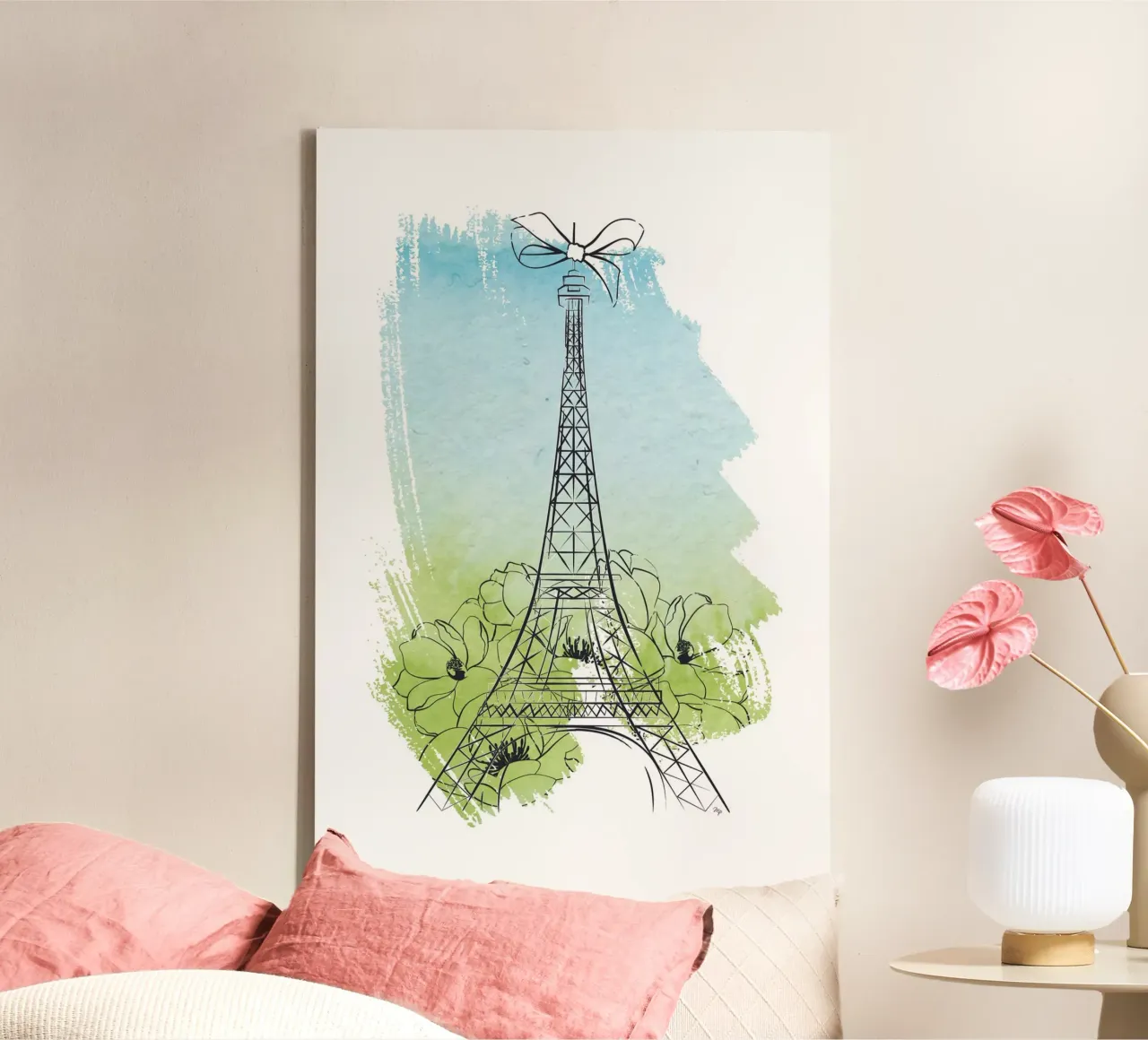 Spring in Paris canvas by Martina