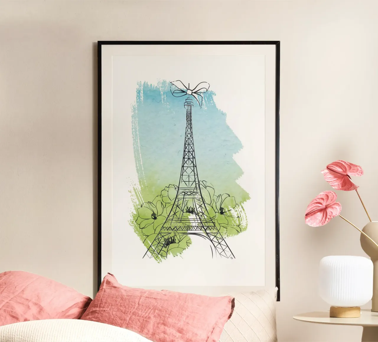 Spring in Paris poster by Martina