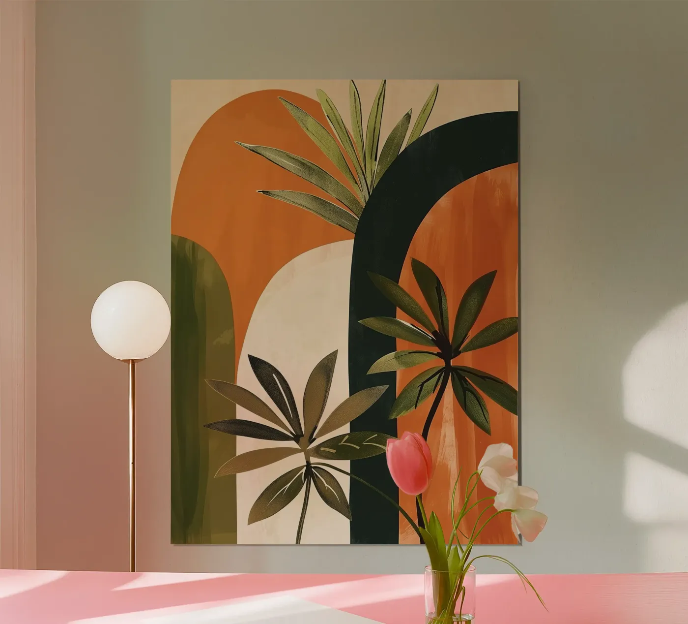Palm Oasis poster da softsoul