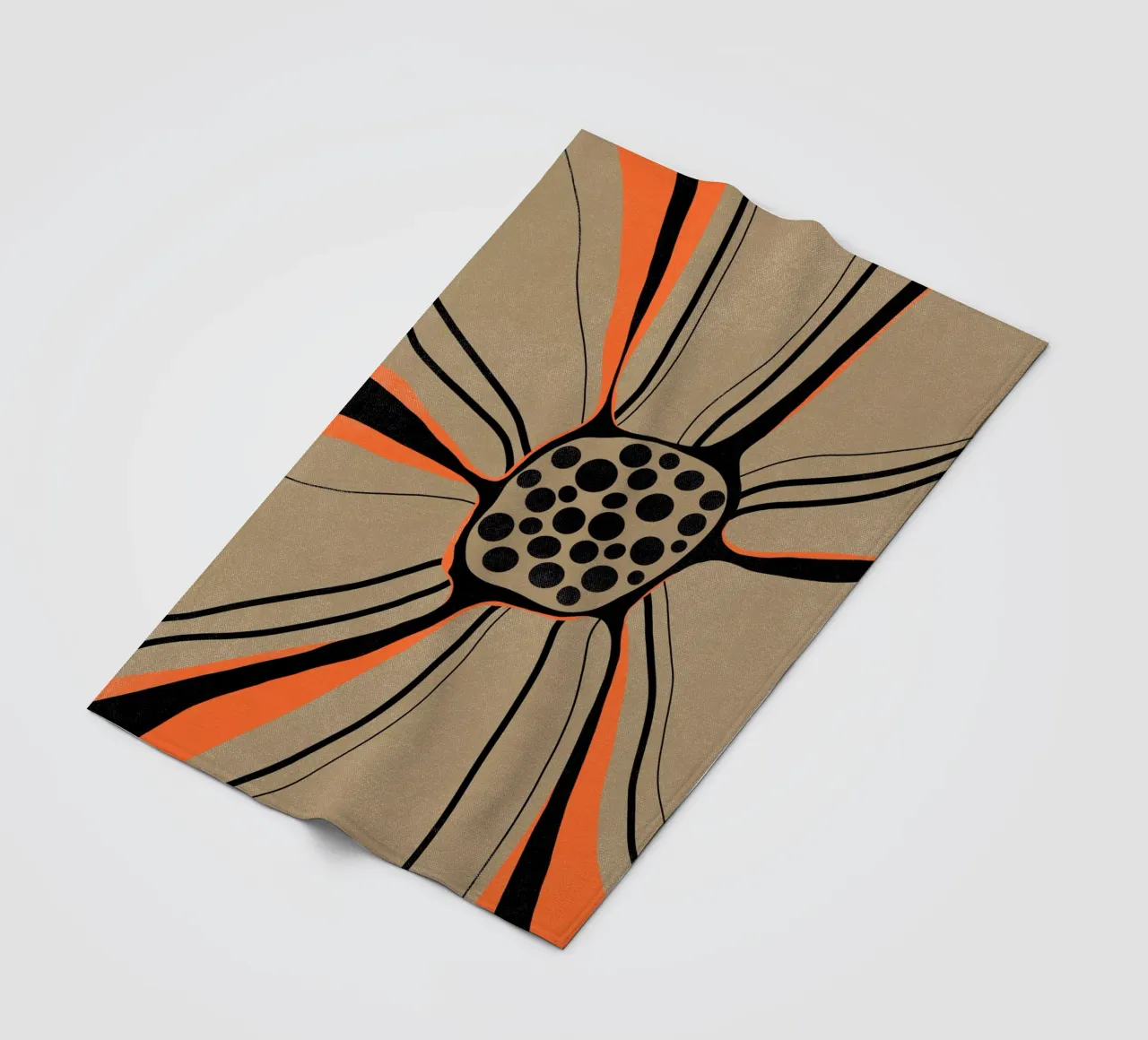 Riso no.3 coperta in pile da Froilein Juno