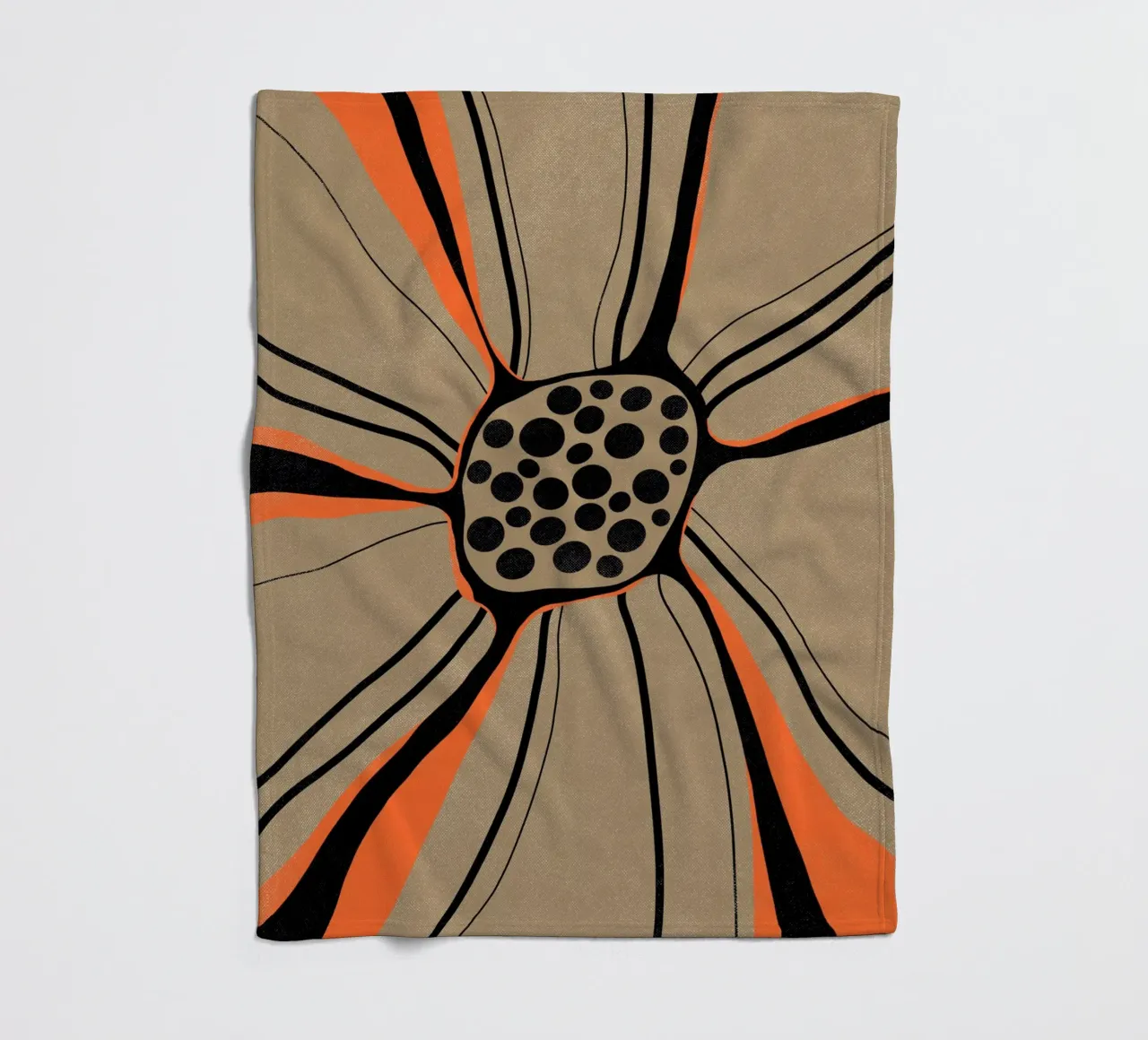 Riso no.3 coperta in pile da Froilein Juno