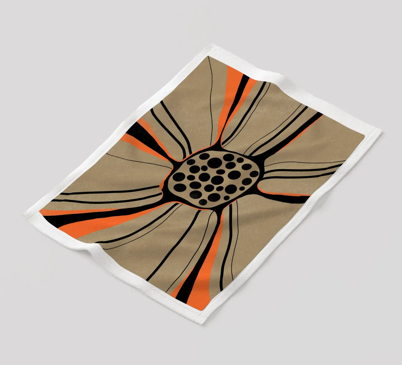 Riso no.3 coperta in pile da Froilein Juno