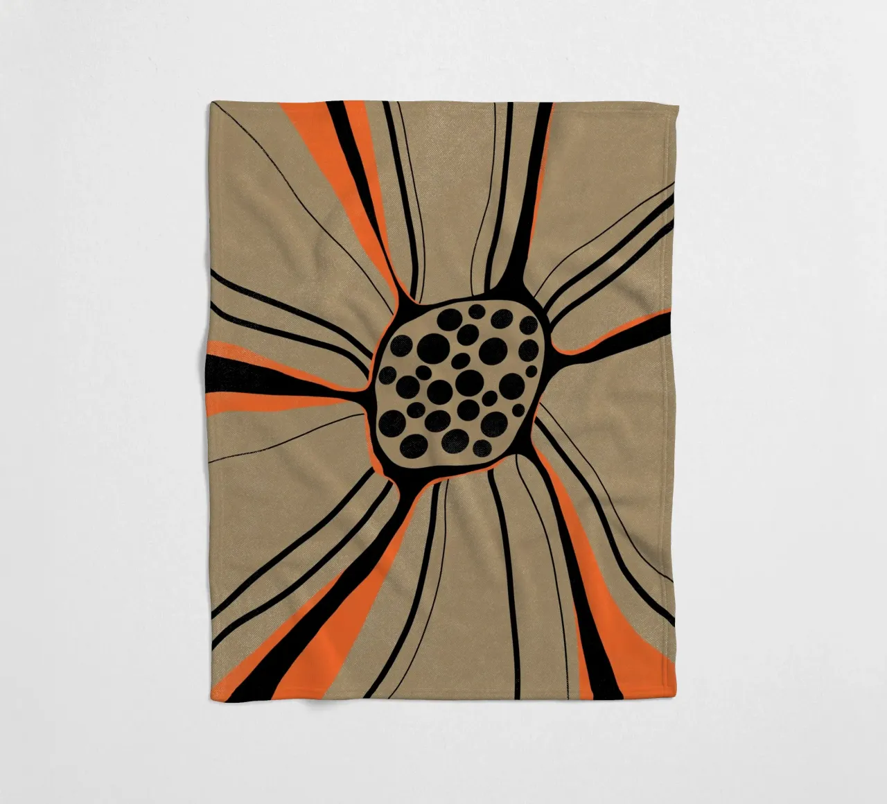 Riso no.3 coperta in pile da Froilein Juno