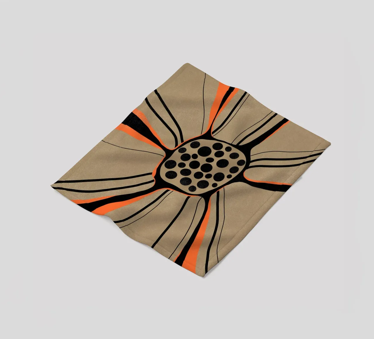 Riso no.3 coperta in pile da Froilein Juno