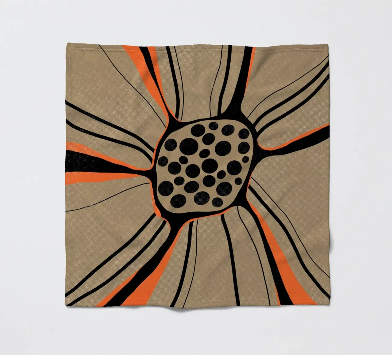 Riso no.3 coperta in pile da Froilein Juno