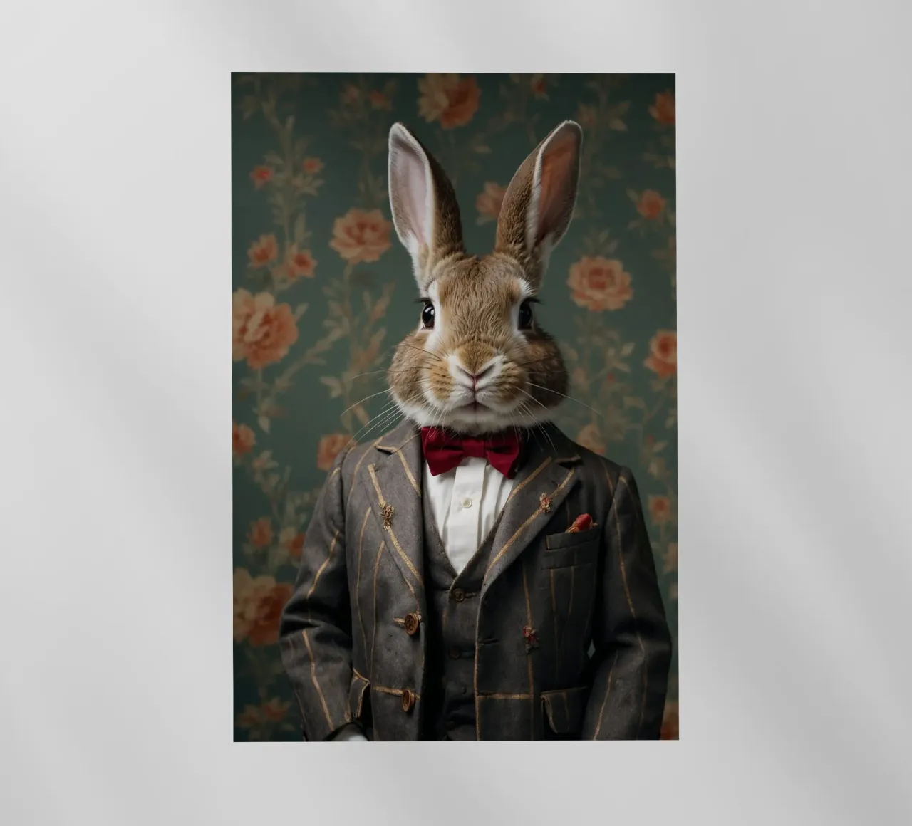 🐇 The Dapper Rabbit 🎩🐰 Fatevi da parte, fashionisti! Questo coniglio pellicola backlit da Beasts of Nobility
