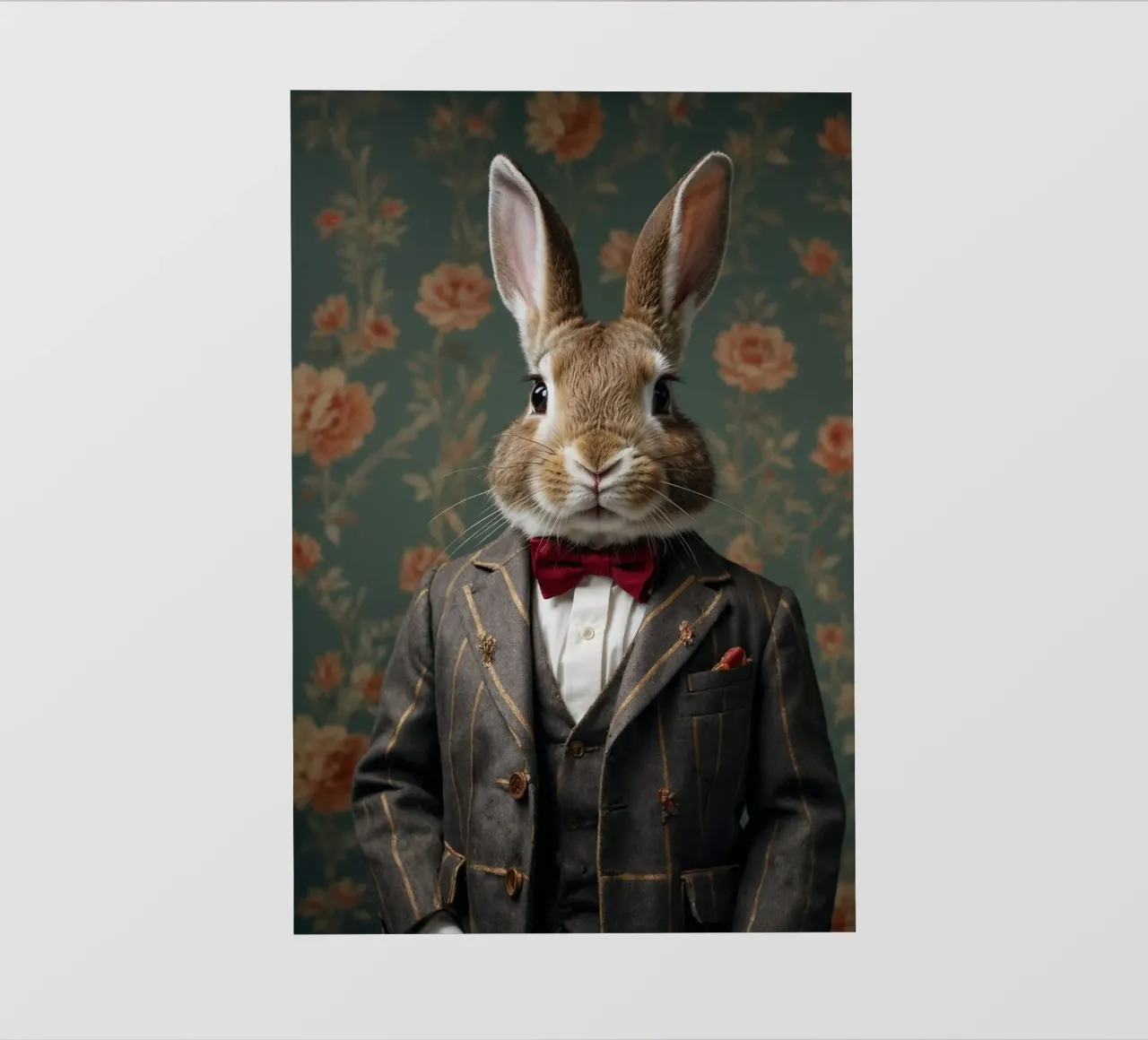 🐇 The Dapper Rabbit 🎩🐰 Fatevi da parte, fashionisti! Questo coniglio telo in pvc da Beasts of Nobility