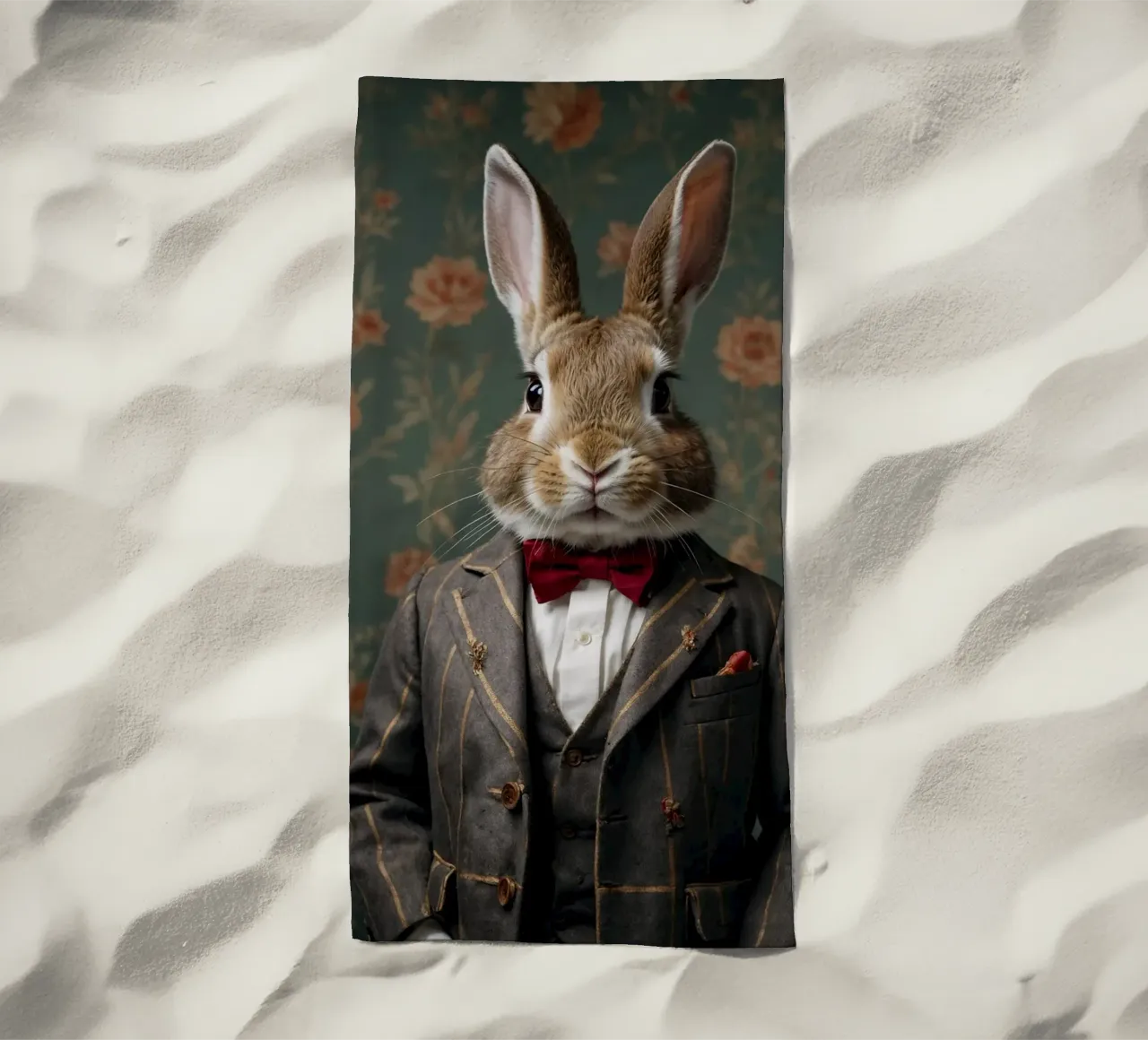 🐇 The Dapper Rabbit 🎩🐰 Fatevi da parte, fashionisti! Questo coniglio telo mare da Beasts of Nobility