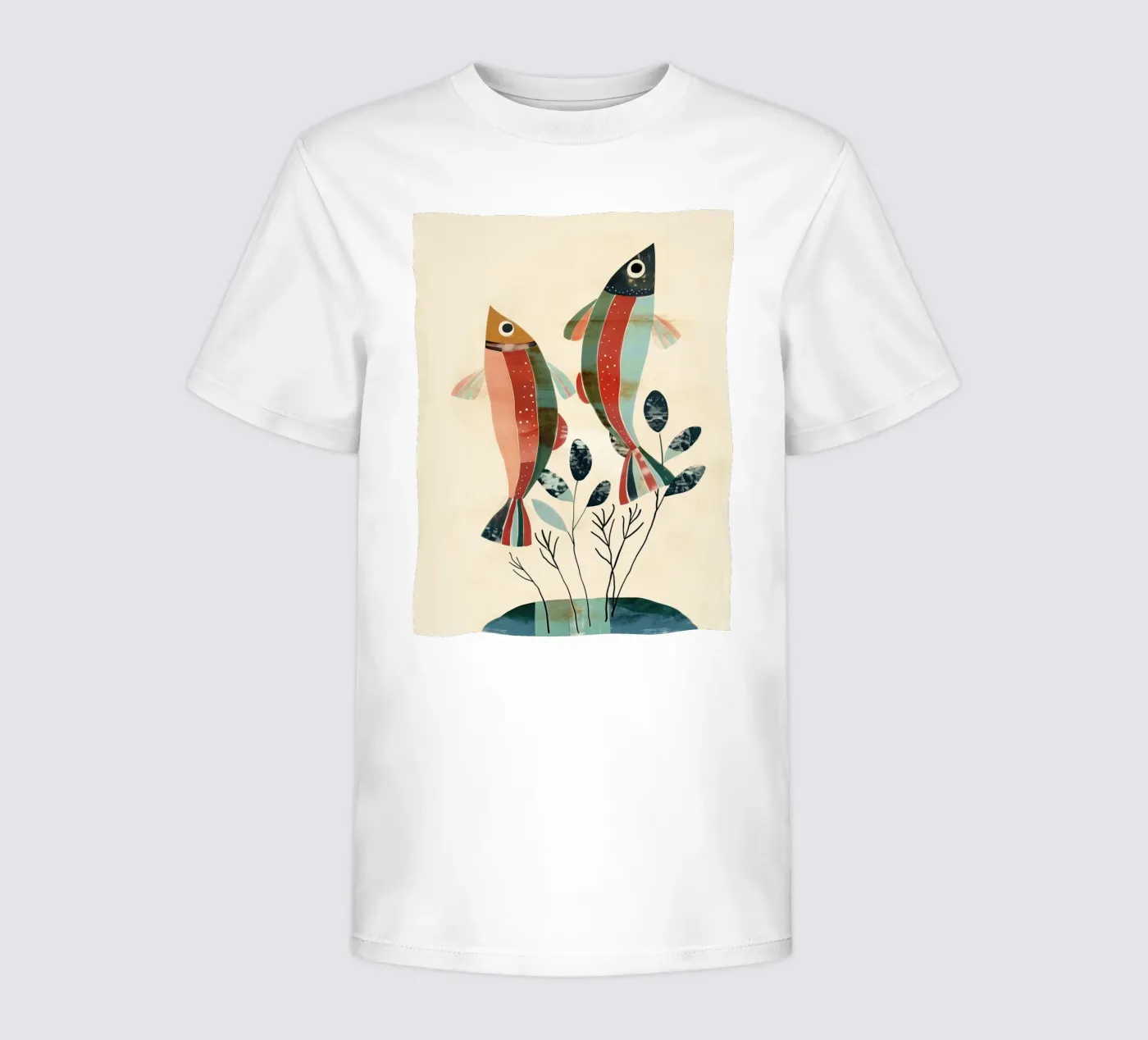 Dancing Fish t-shirt bambini da softsoul