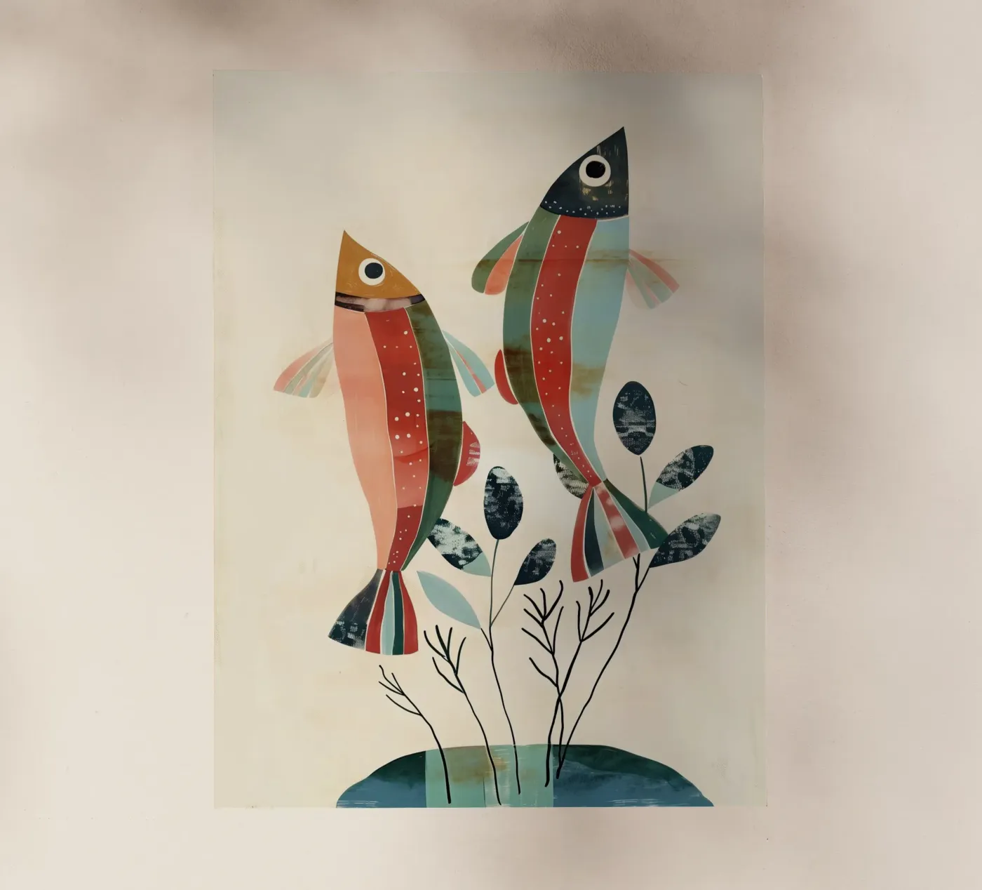Dancing Fish pellicola backlit da softsoul
