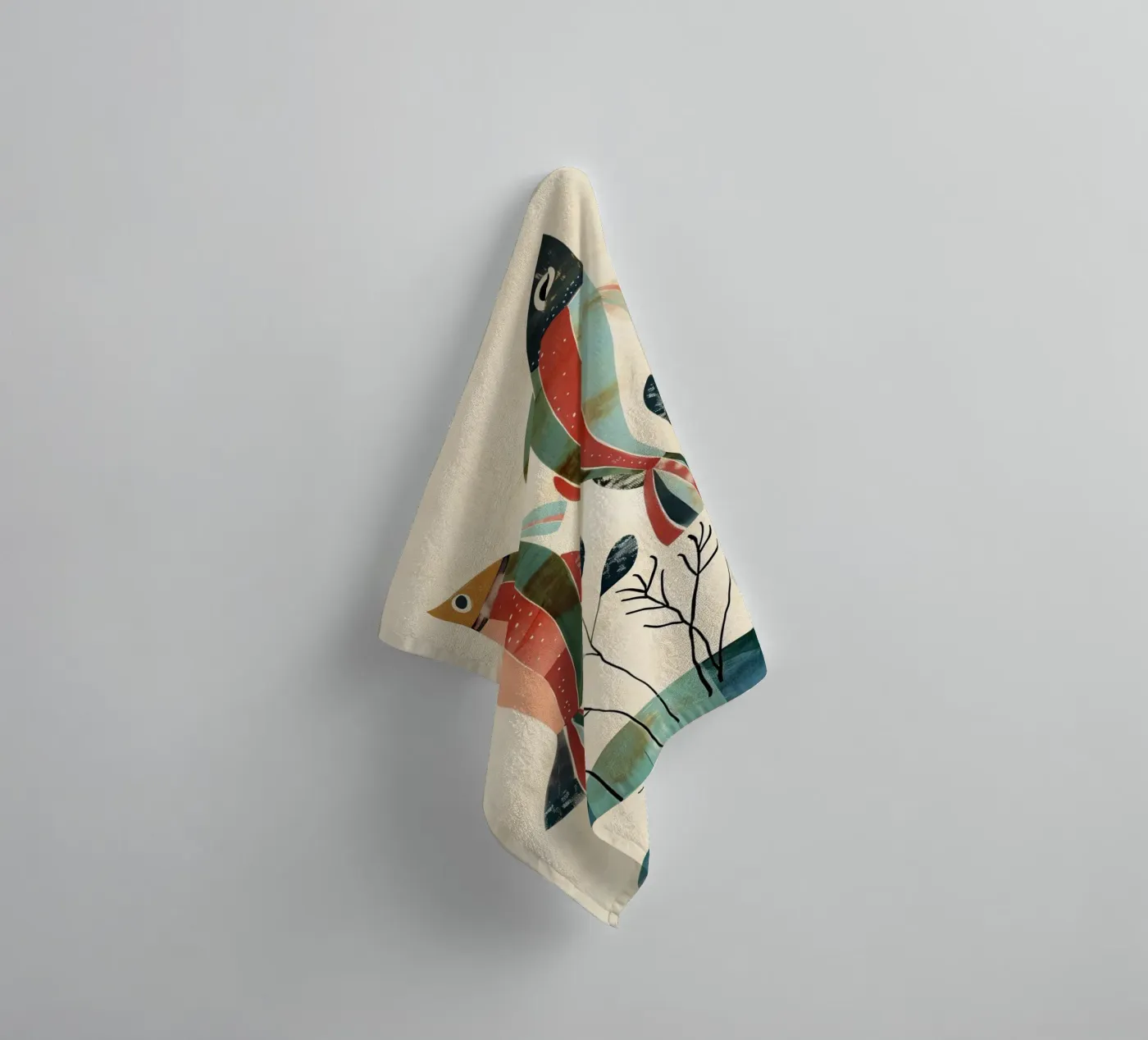 Dancing Fish towel by softsoul