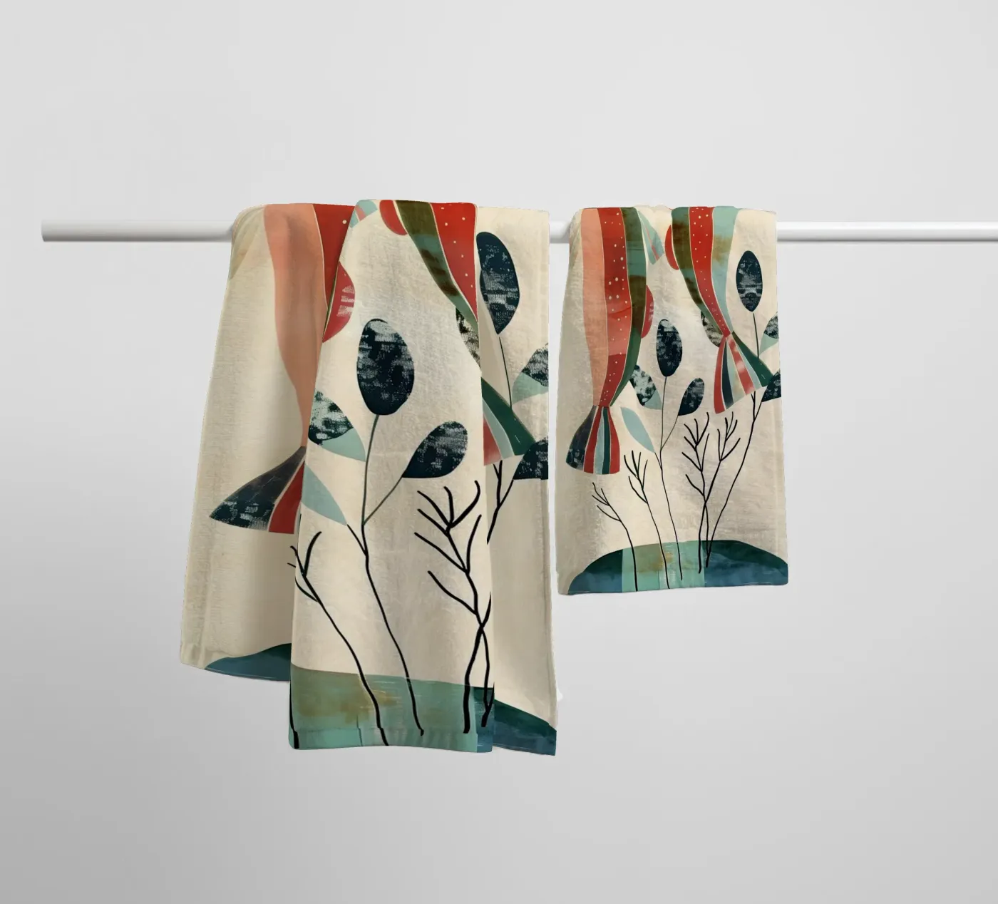 Dancing Fish towel by softsoul