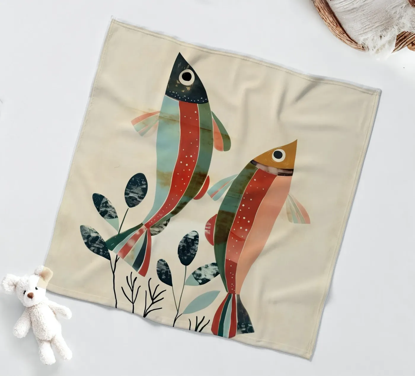 Dancing Fish fleecedeken van softsoul