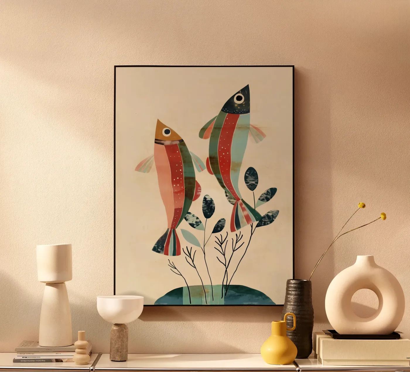 Dancing Fish plexiglas de softsoul