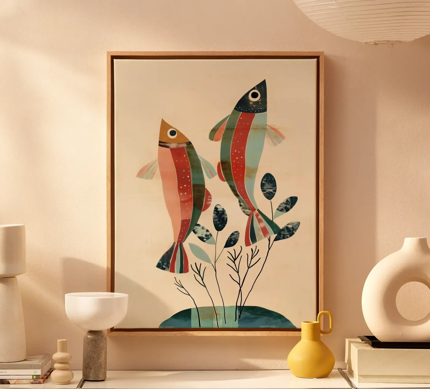 Dancing Fish tela da softsoul