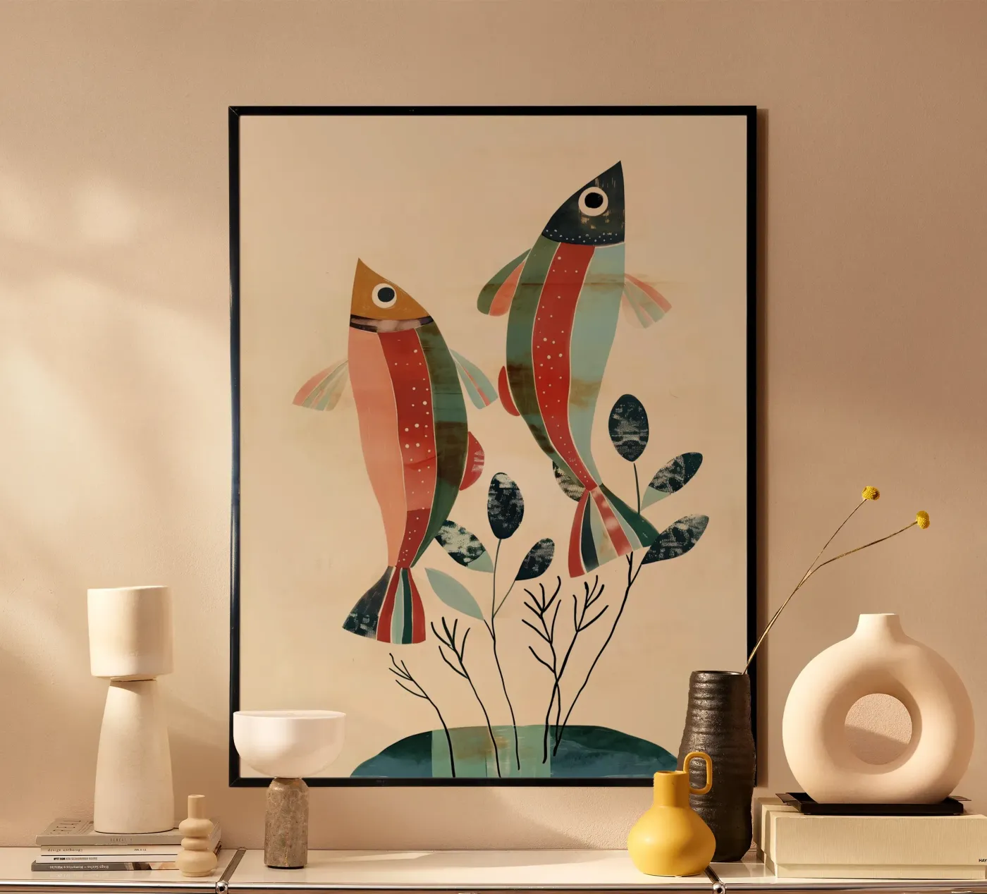 Dancing Fish poster by softsoul