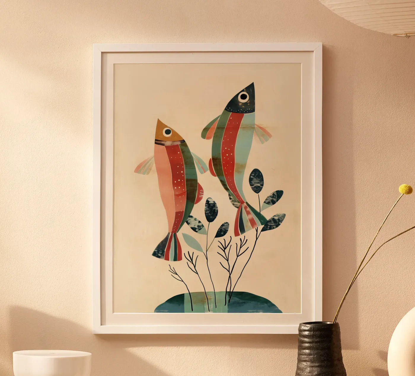 Dancing Fish poster by softsoul