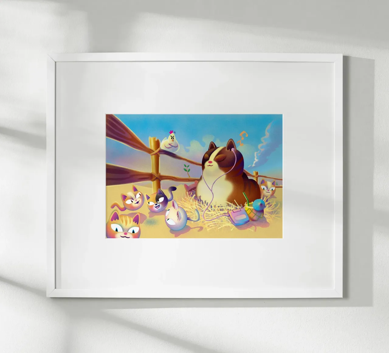 Territorio poster con telaio in legno da Artascy Art