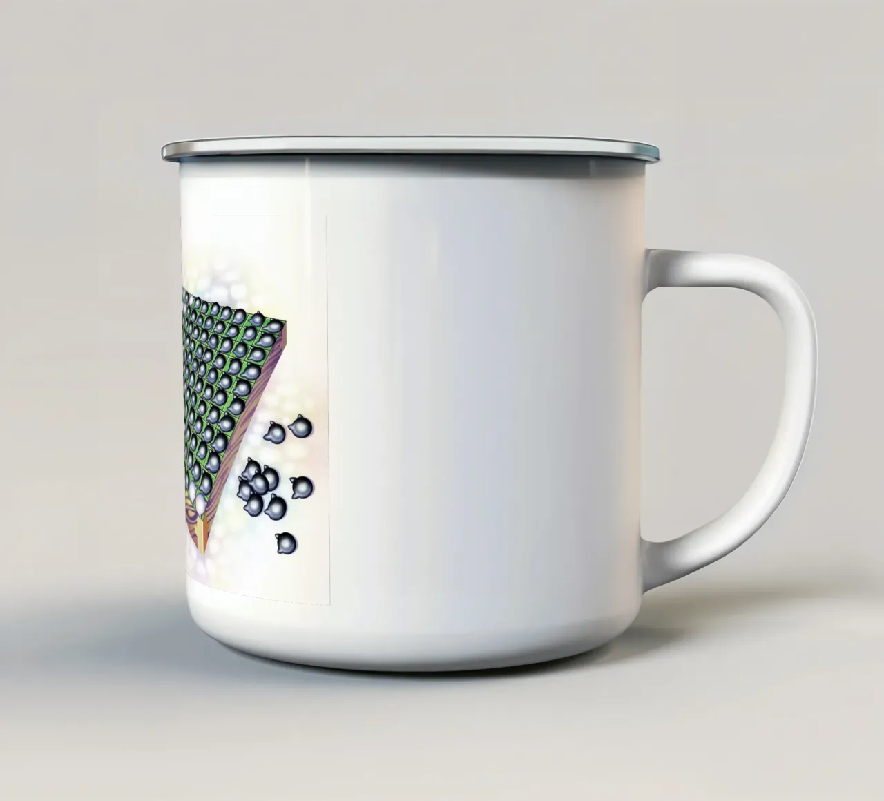 Il gioco tazza in smalto da Artascy Art