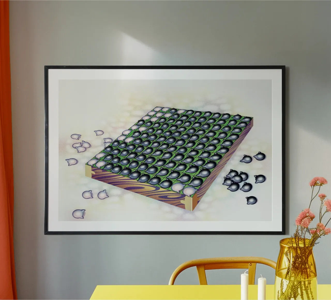 Il gioco poster con telaio in plastica da Artascy Art