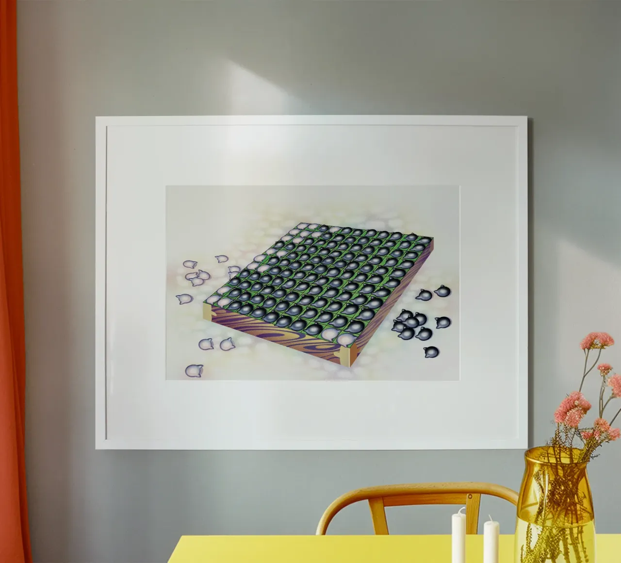 Il gioco poster con telaio in plastica da Artascy Art