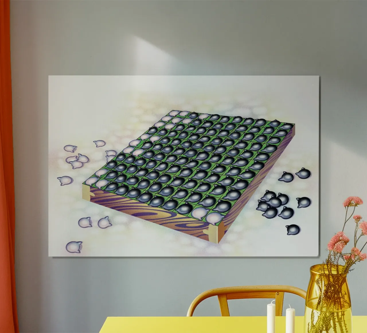 Il gioco poster con telaio in plastica da Artascy Art