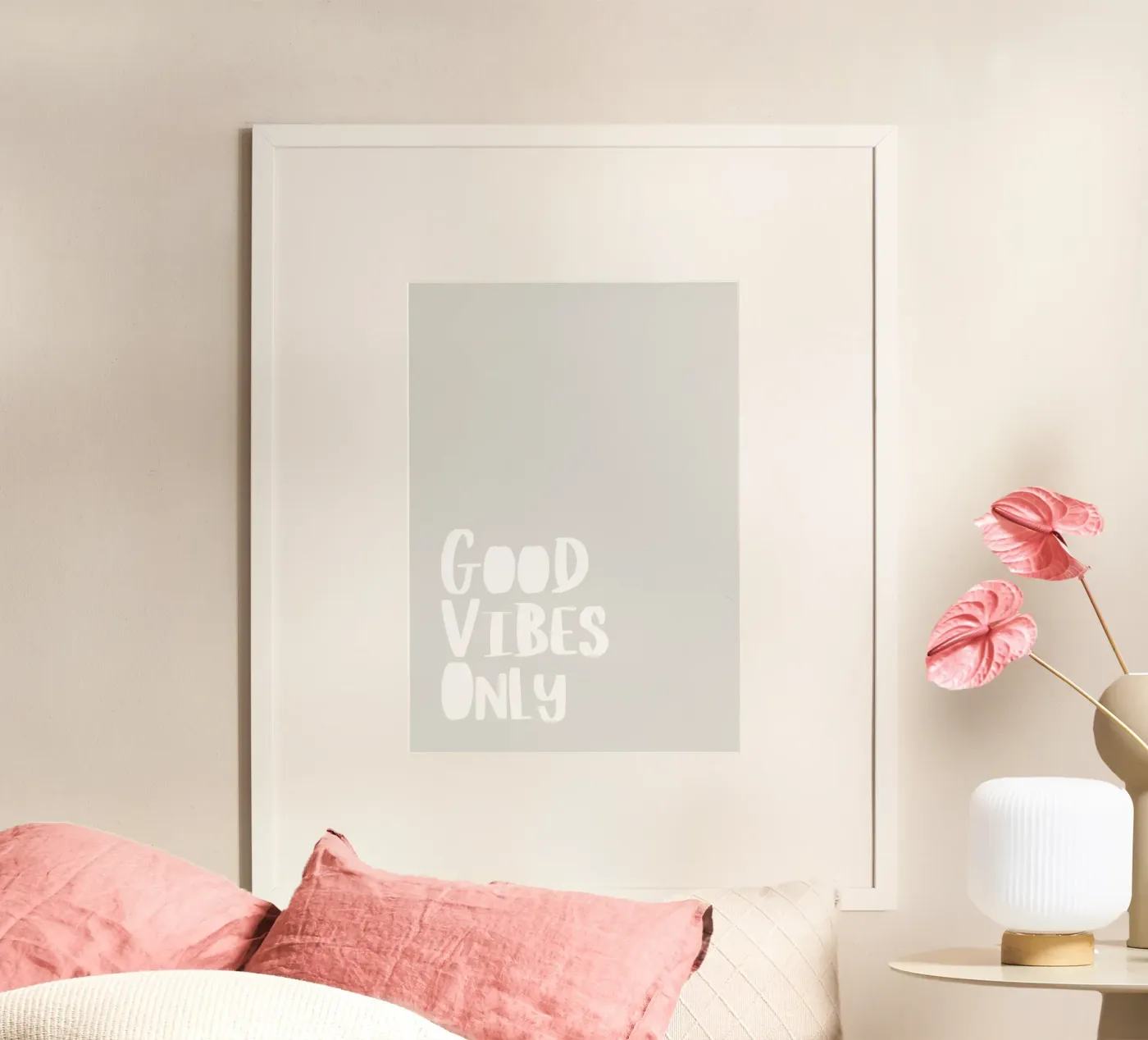 Good Vibes Only poster da PurePeachCleanLine