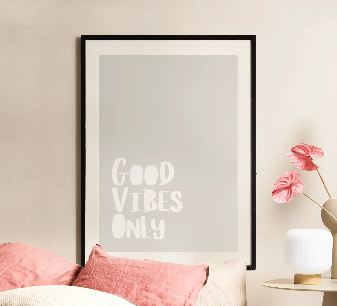 Good Vibes Only poster da PurePeachCleanLine