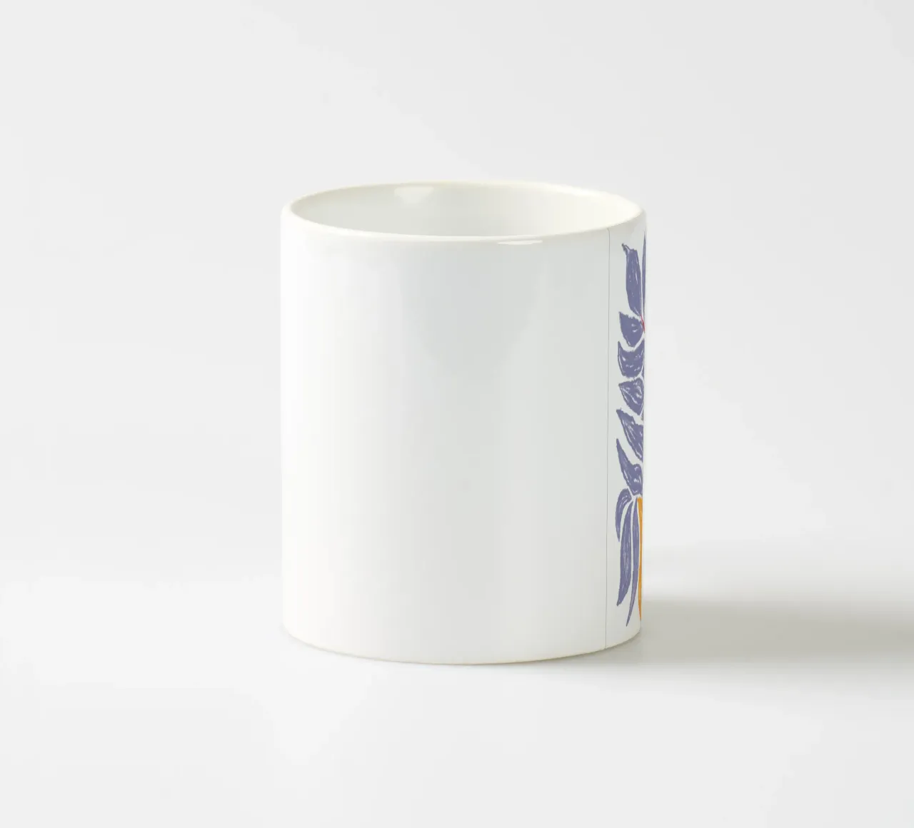 Piante viola Cucina tazza in ceramica da Martina