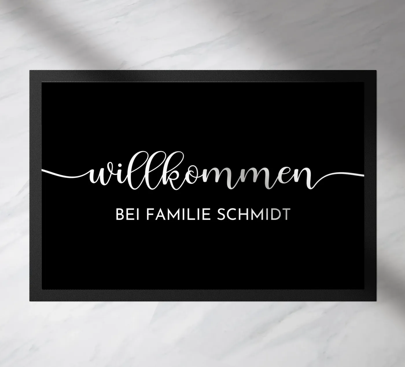 Willkommen doormat by artographieHome
