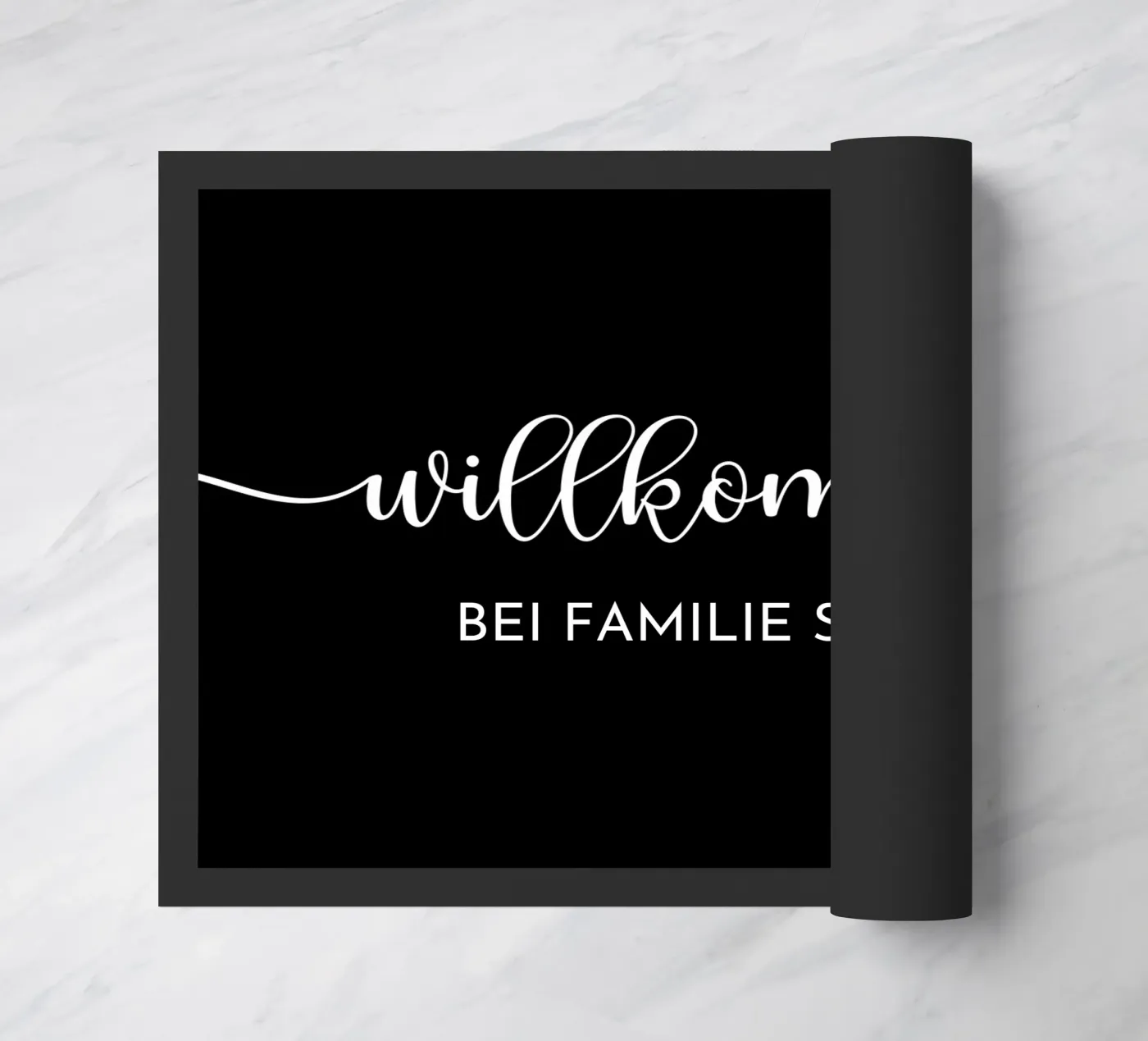 Willkommen doormat by artographieHome