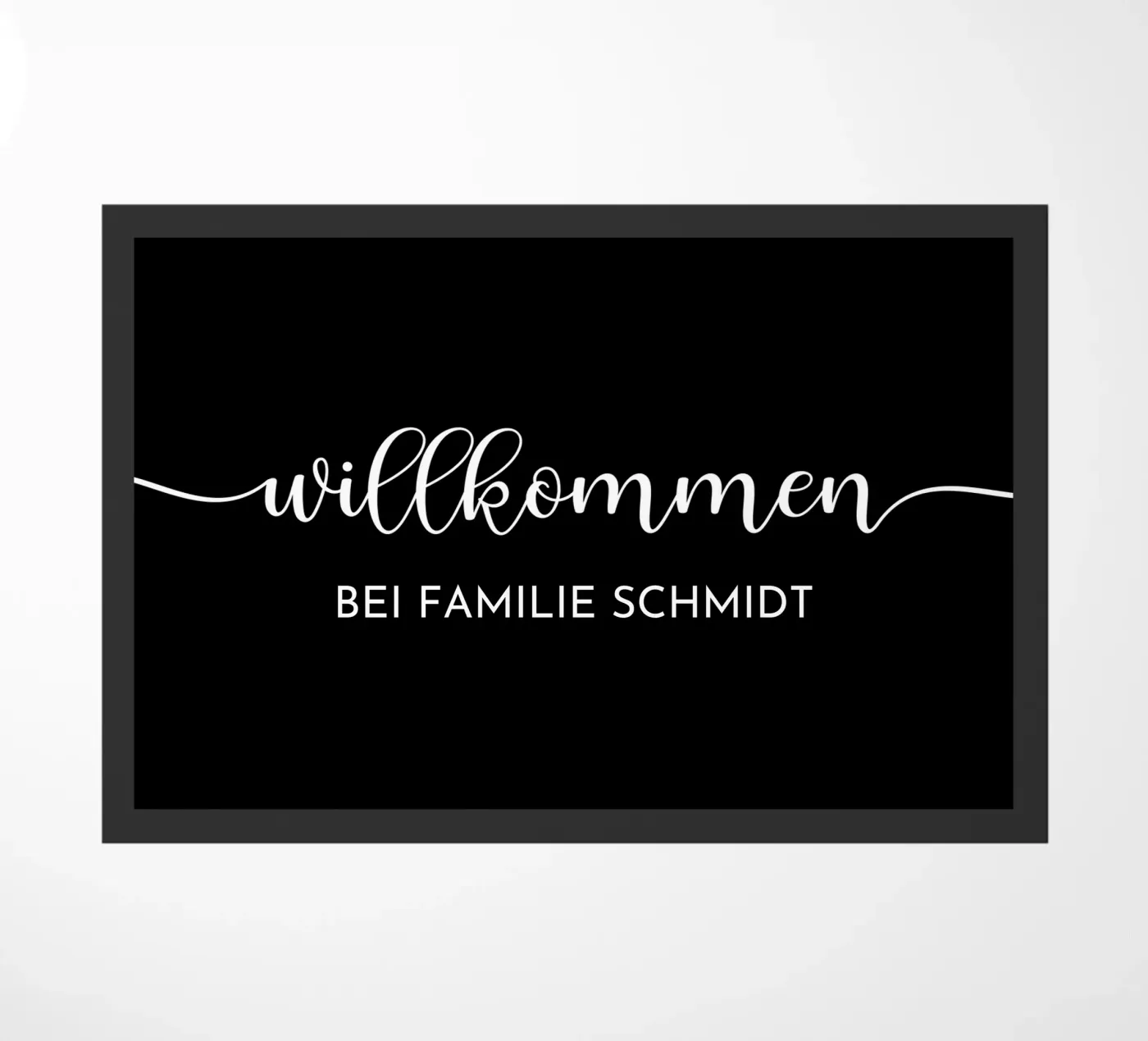 Willkommen doormat by artographieHome