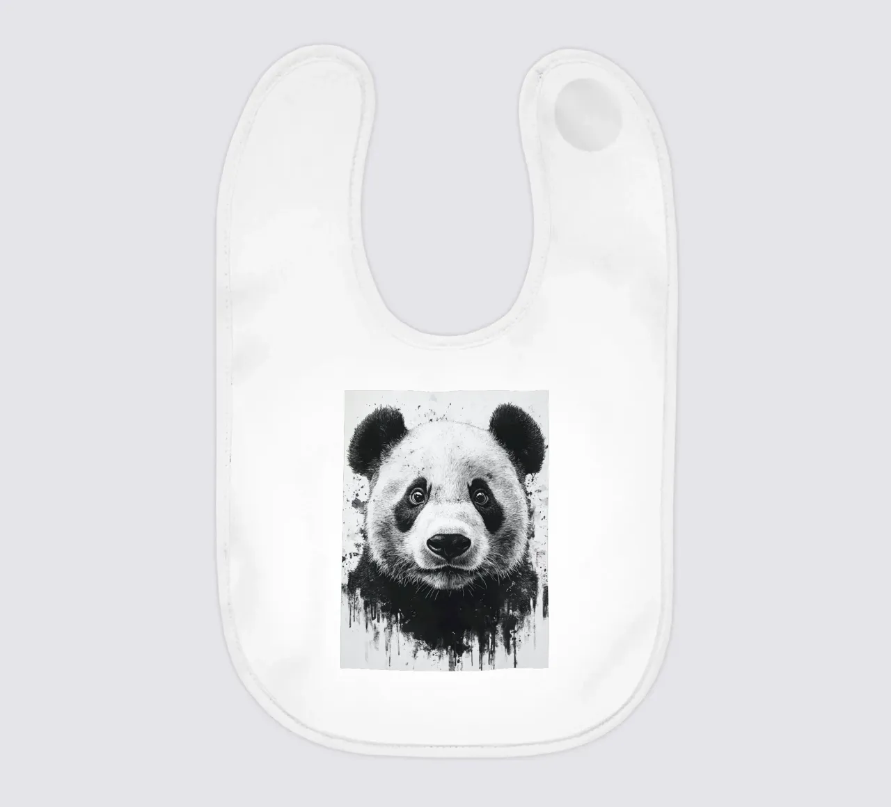 Panda baby bib by theroom