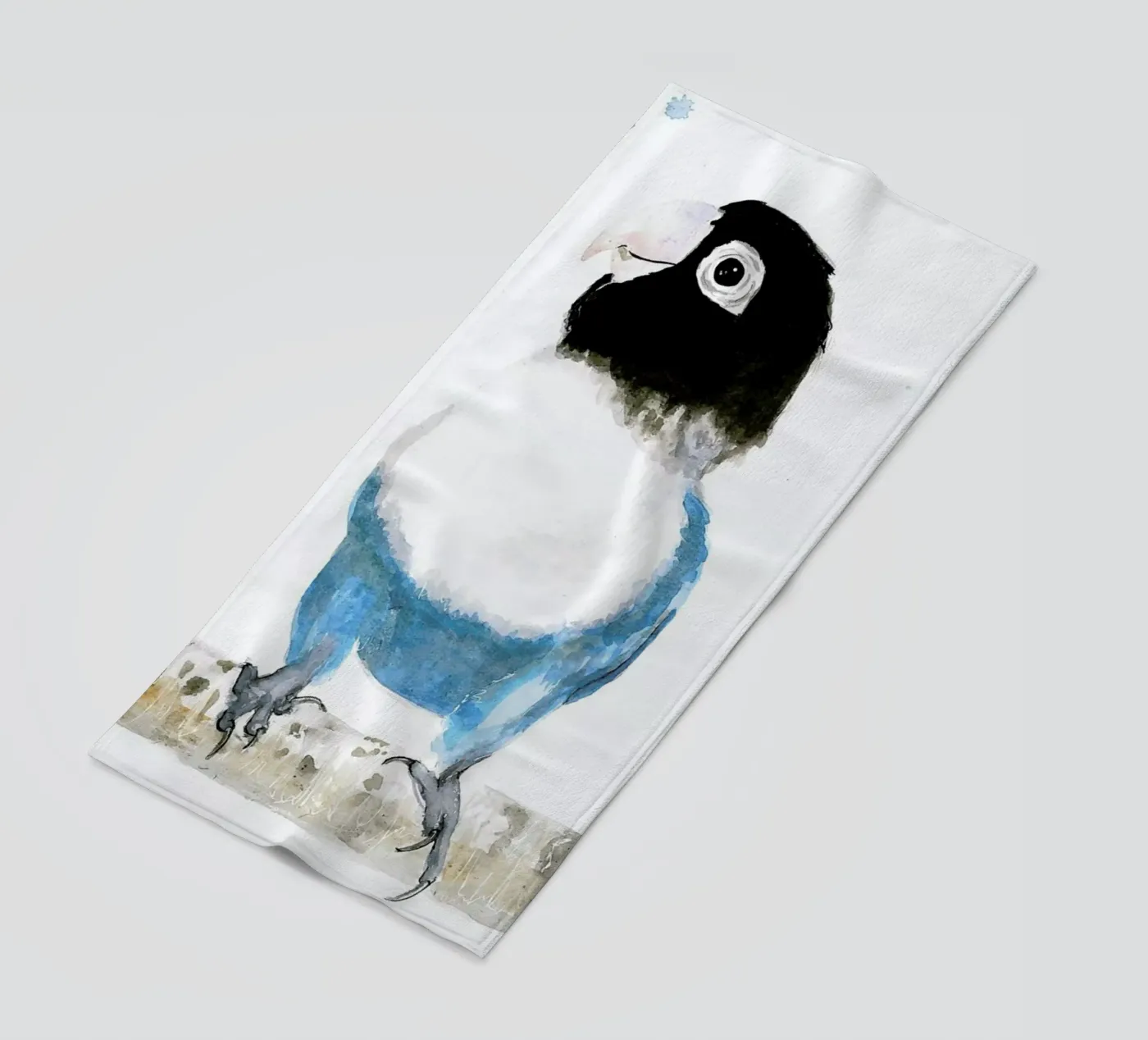 Sigrid beach towel by Mathilde Olsen