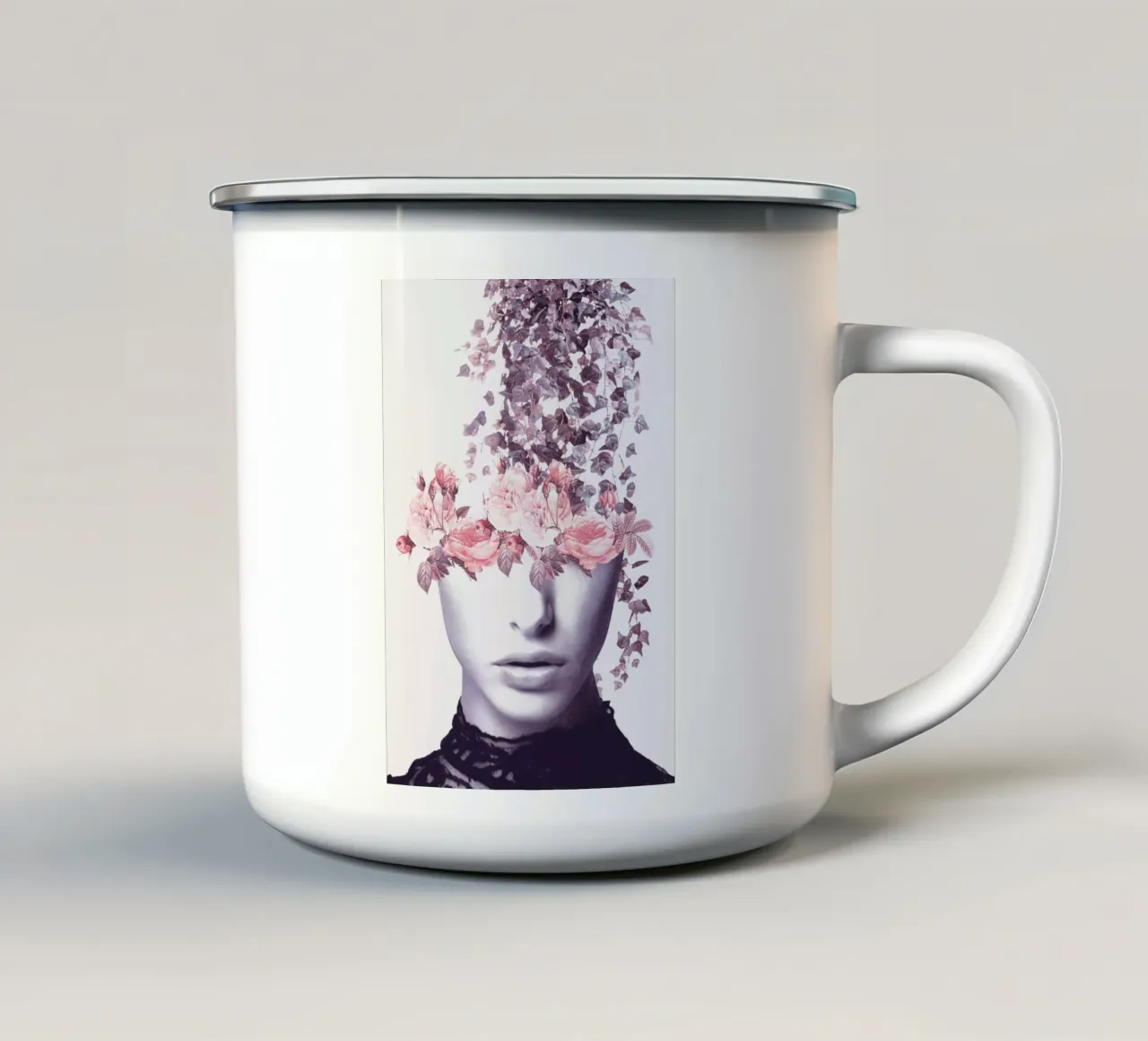 Giardino tazza in smalto da dada22