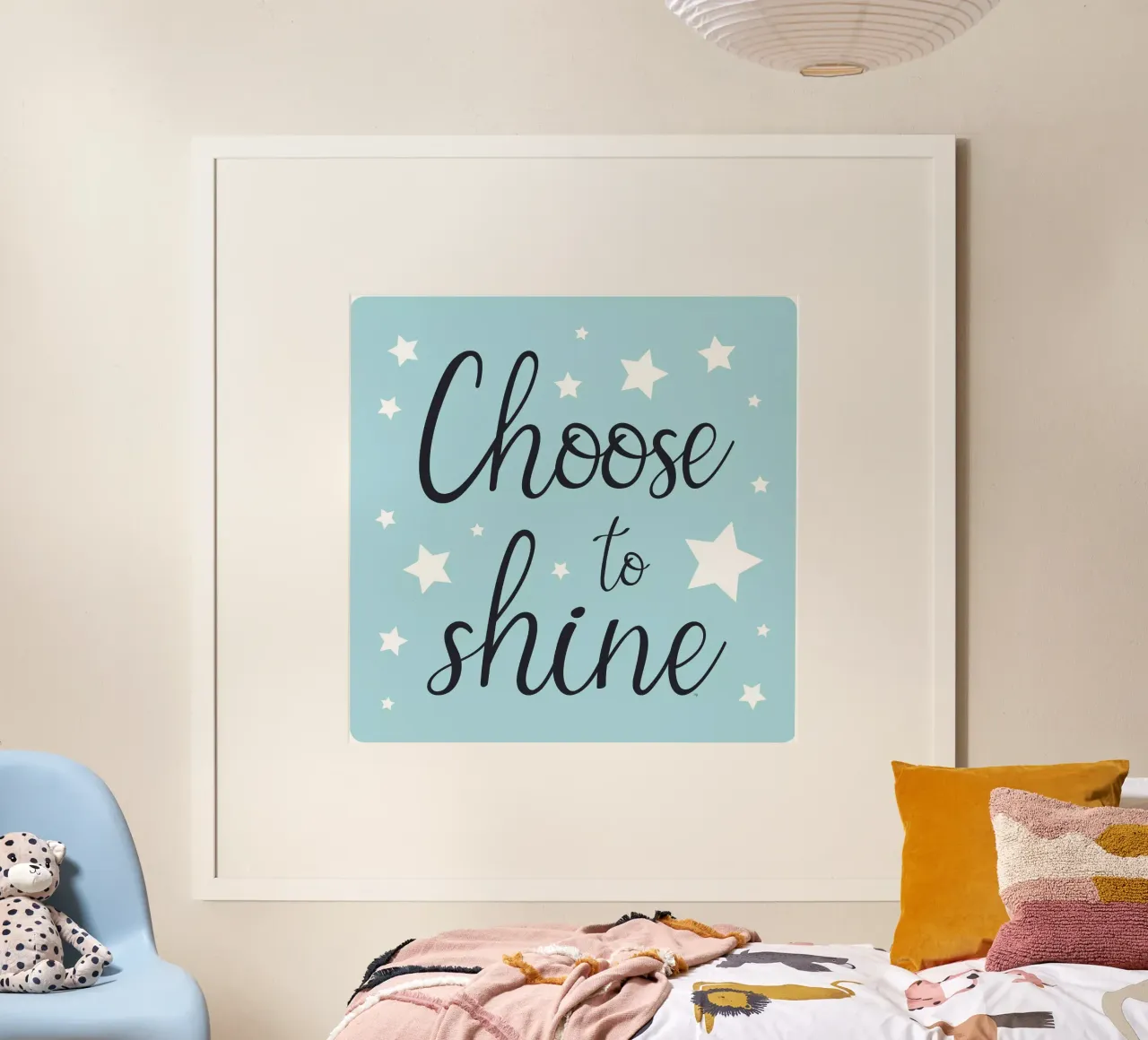 Scegli di brillare citazione positiva poster da Martina