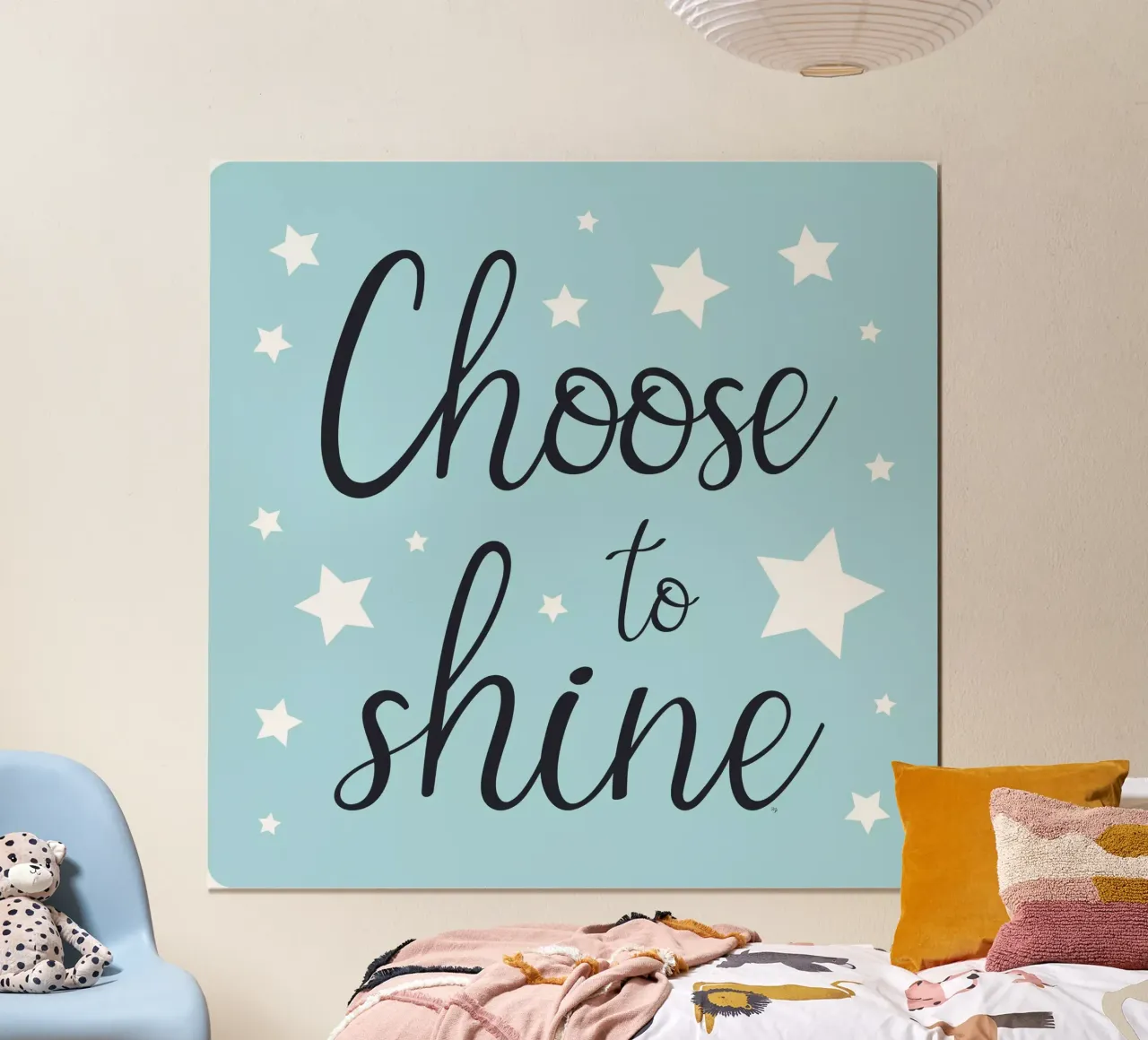 Scegli di brillare citazione positiva poster da Martina