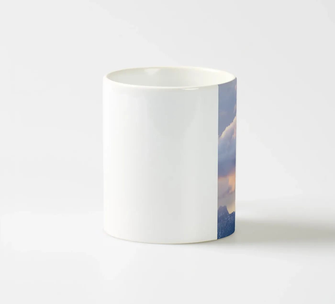 cloud mountain ceramic mug by marty