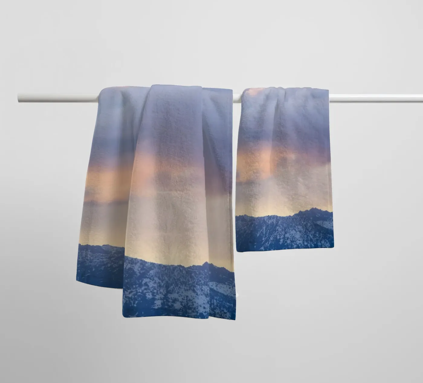 cloud mountain towel by marty