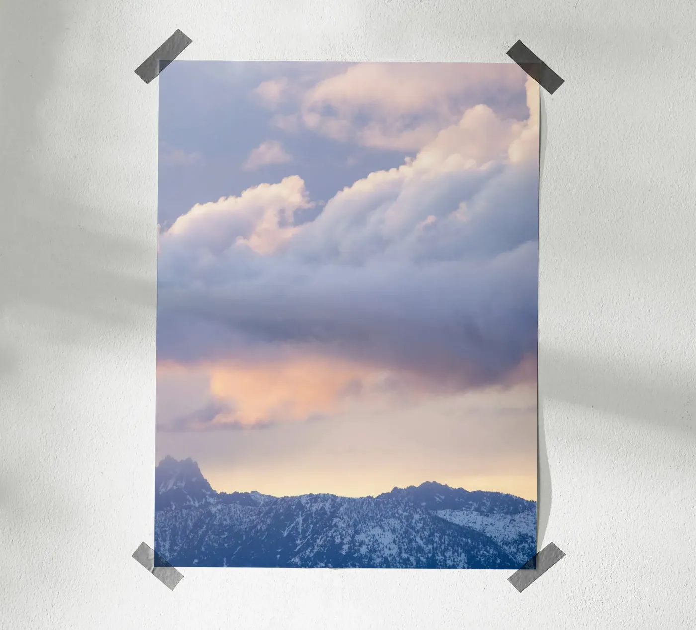 cloud mountain Poster von marty