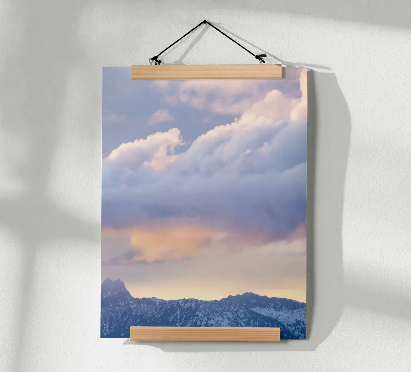 cloud mountain Poster von marty