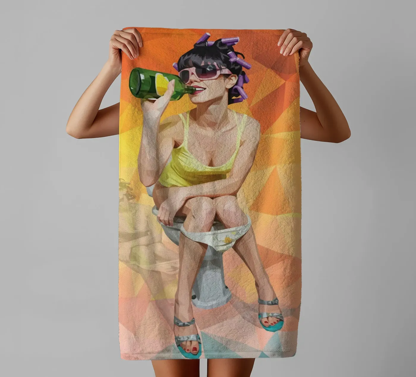 Der Alltag entfliehen Handtuch von Self-expression