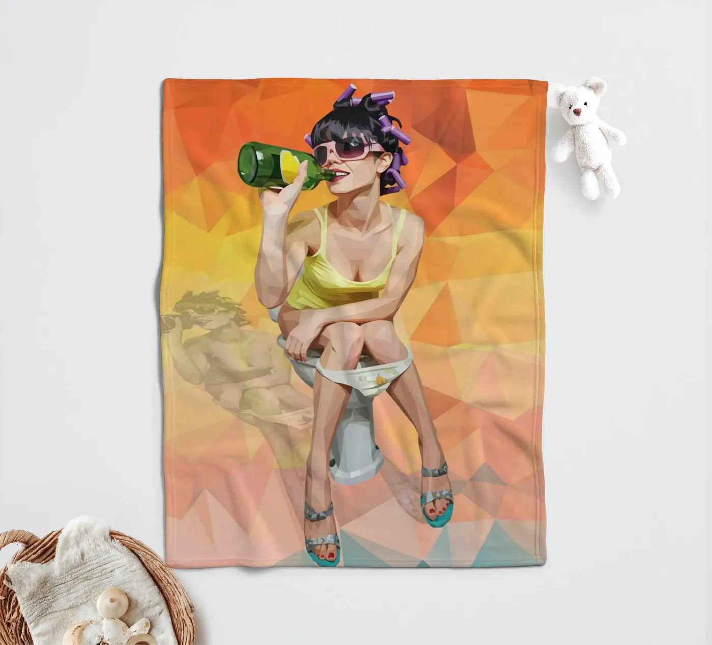 Escape Routine fleece blanket by Self-expression