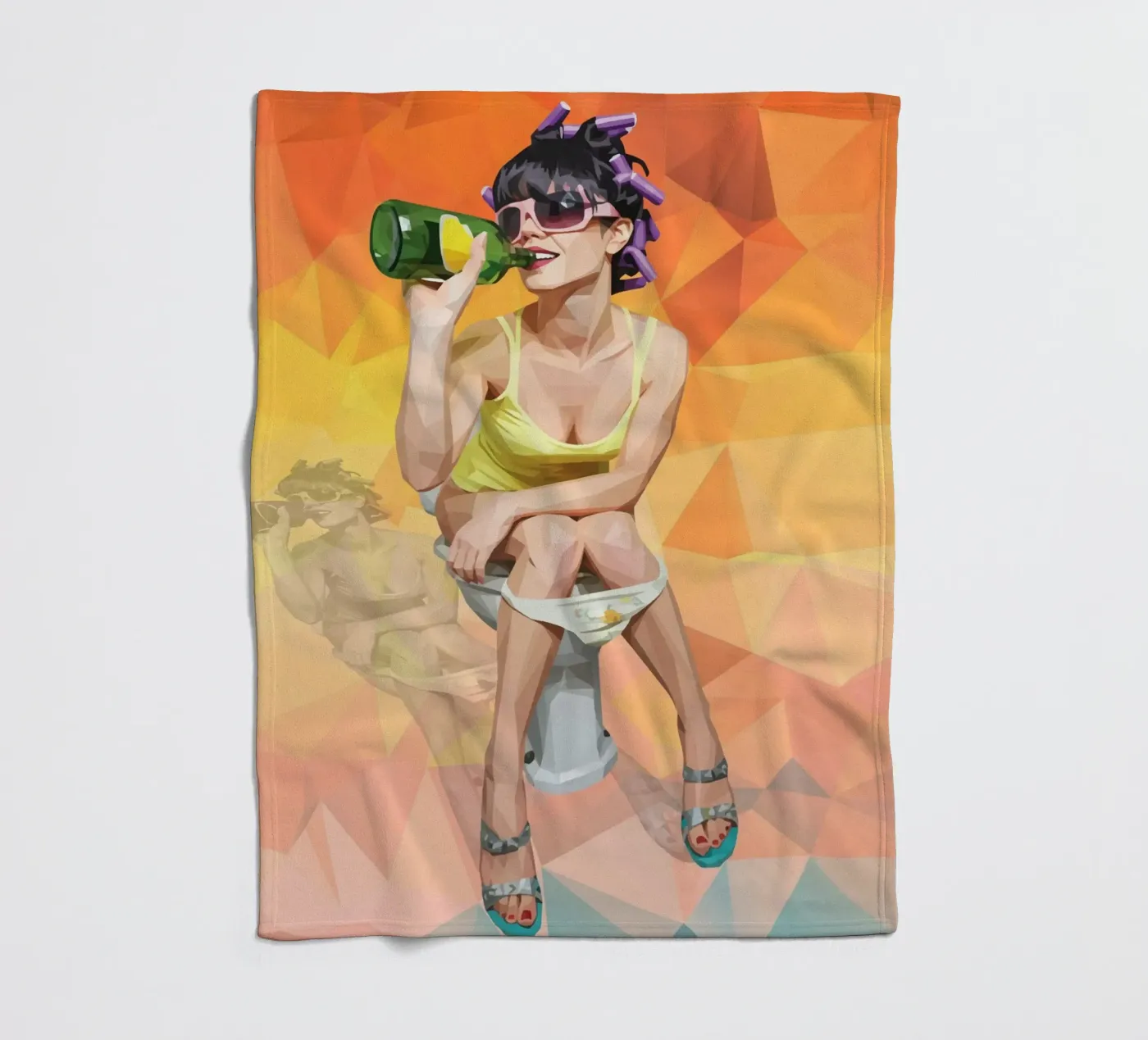 Escape Routine fleece blanket by Self-expression