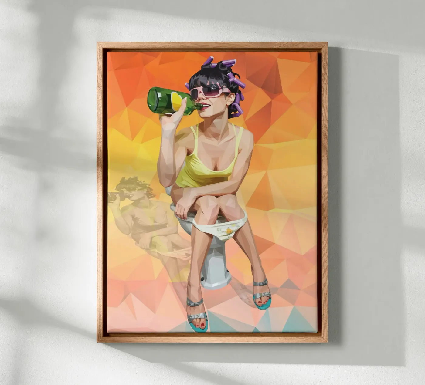 Fuga dalla routine tela da Self-expression