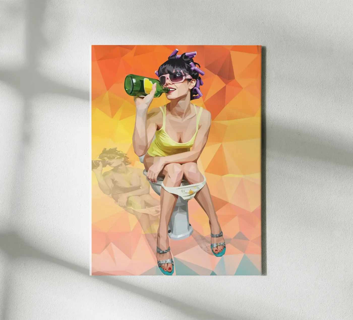 Fuga dalla routine tela da Self-expression